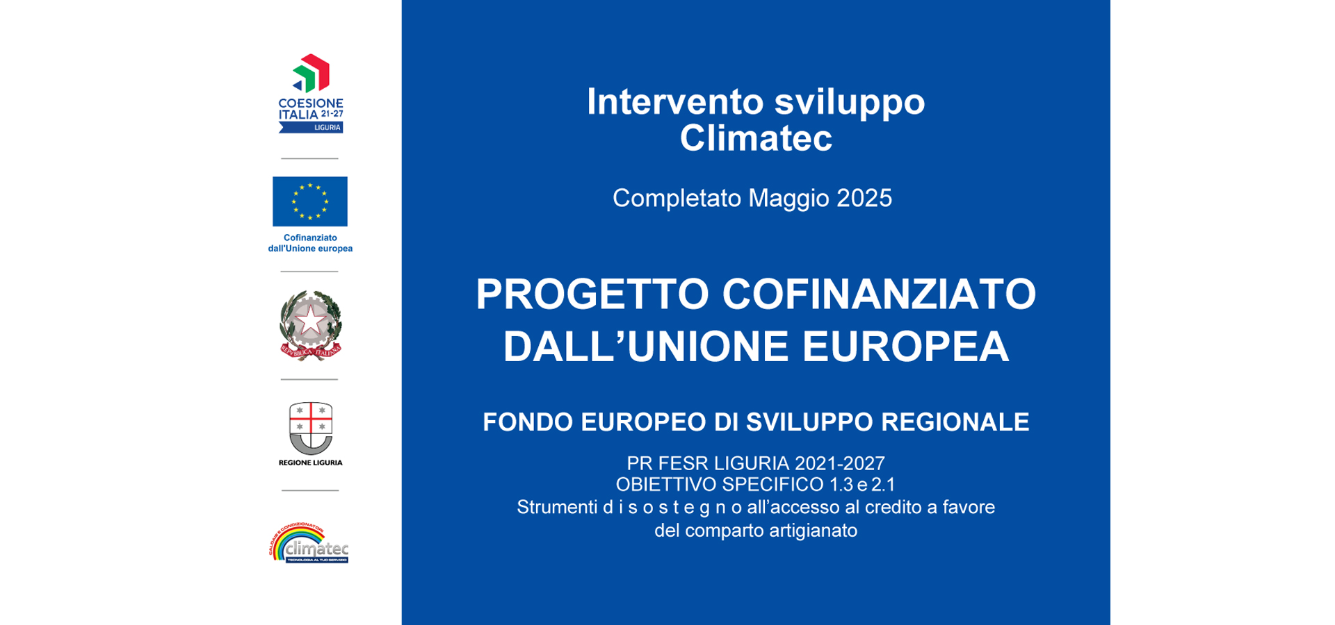 immagine progetto cofinanziato